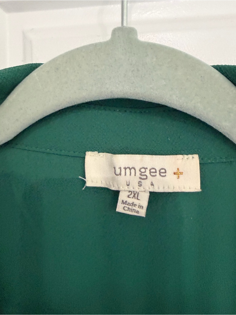 Umgee Green Tiered Collared Midi Dress - Women - Picture 3 of 3